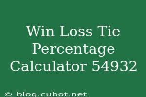 percent to odds|win percentage calculator with ties.